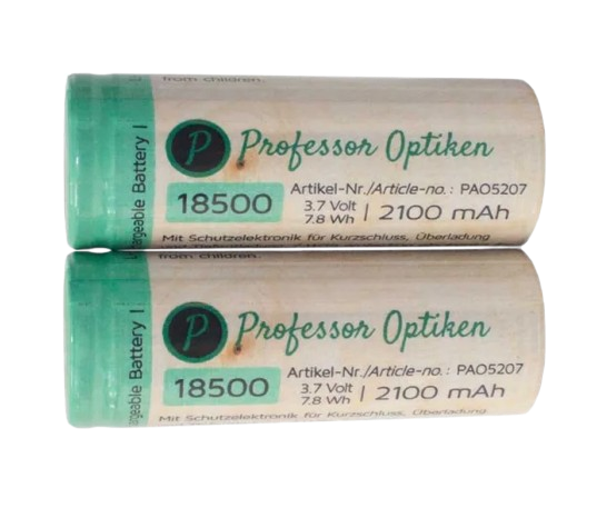 Prof.Op. - Lithium-Ionen-Akku 18500 (2100mAh)