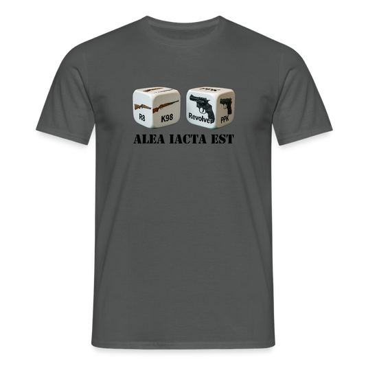 Fun Shirt - Alea iacta est - Anthrazit