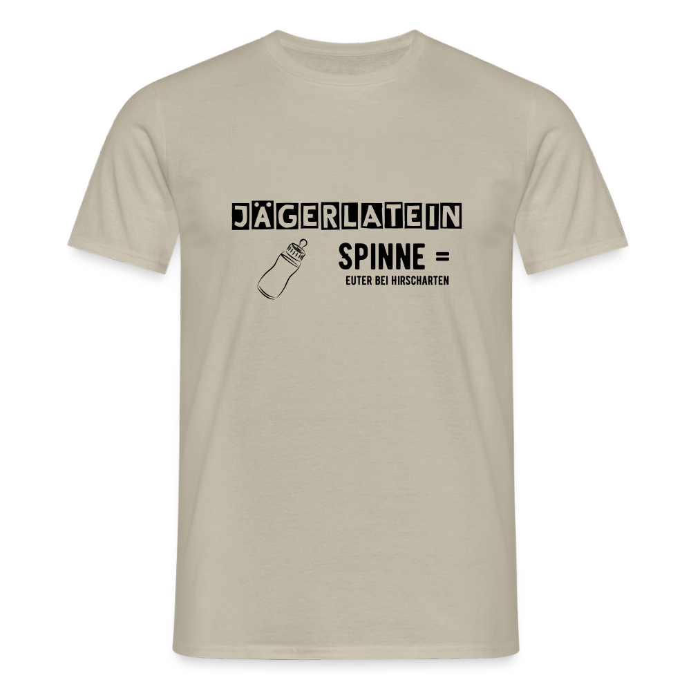 Jagdshirt - Spinne - Sandbeige