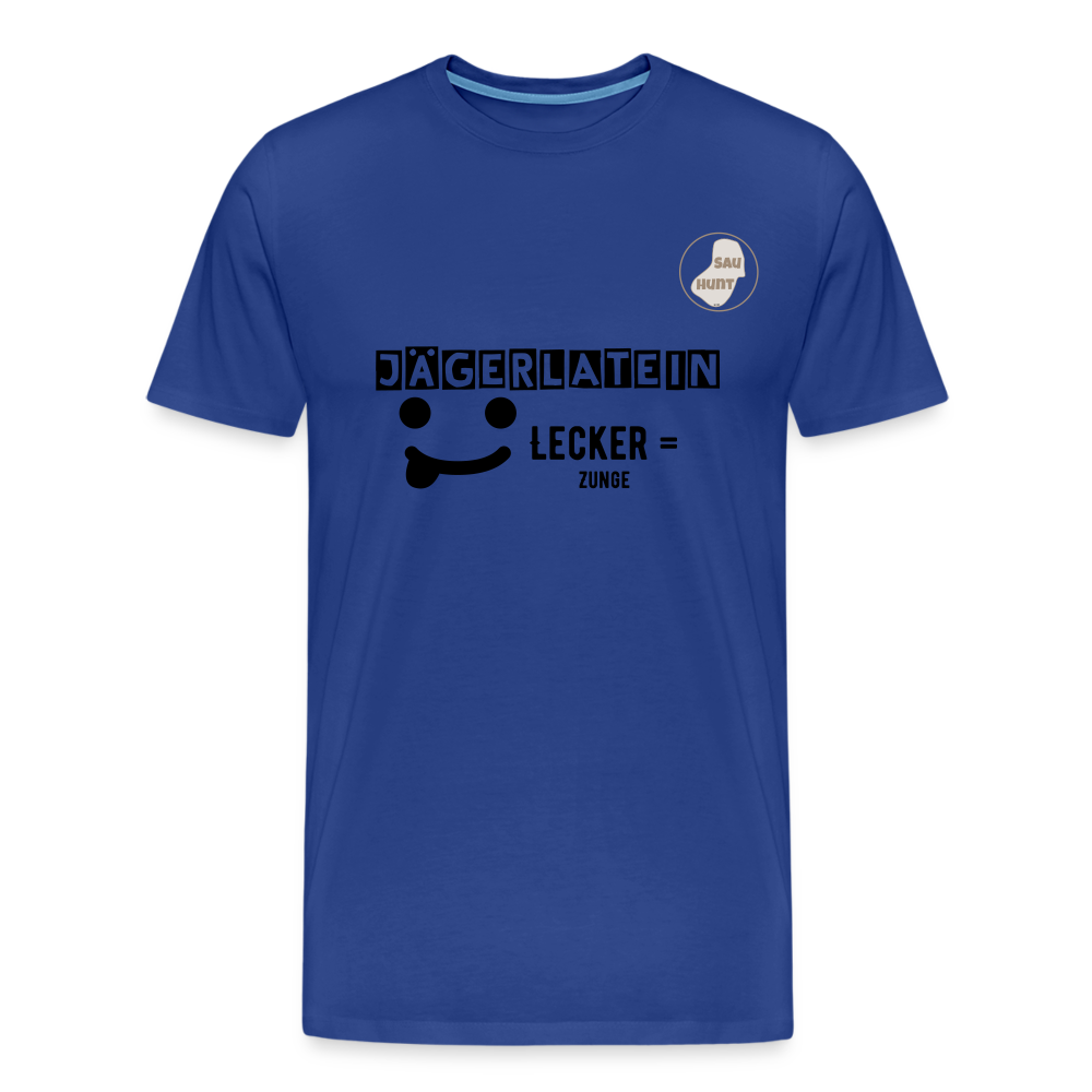 Jagdshirt - Lecker - Königsblau