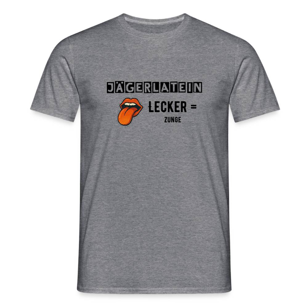 Jagdshirt - Lecker - Graphit meliert