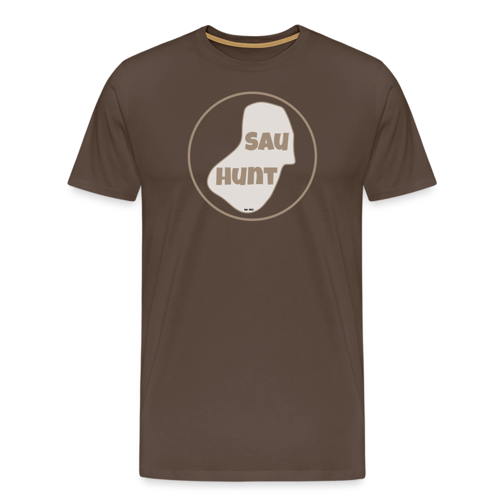Promo Shirt - SauHunt - Edelbraun