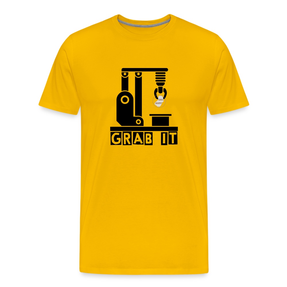 SauHunt Shirt - Grab IT - Sonnengelb