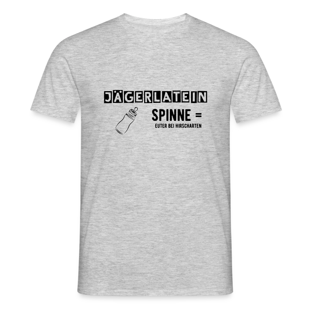 Jagdshirt - Spinne - Grau meliert