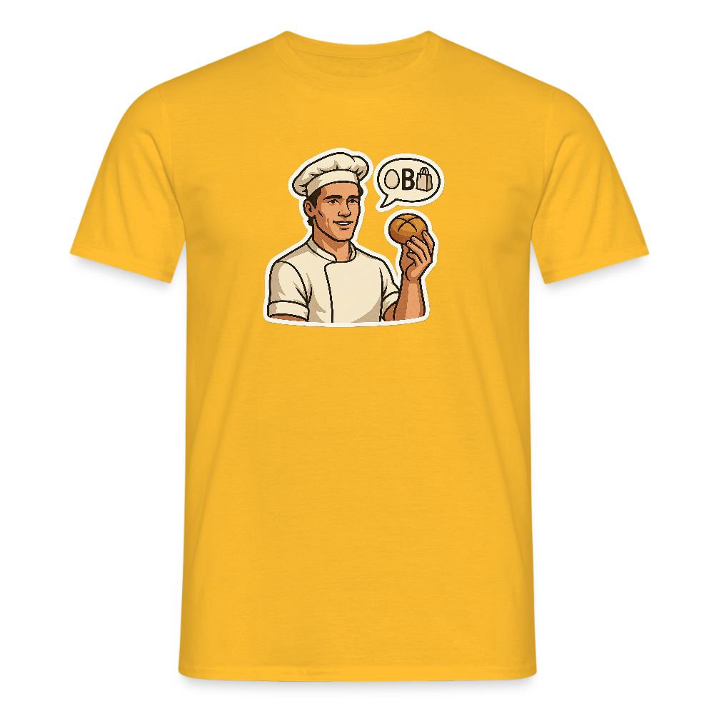 Fun Shirt - Ei B Tasche - Gelb