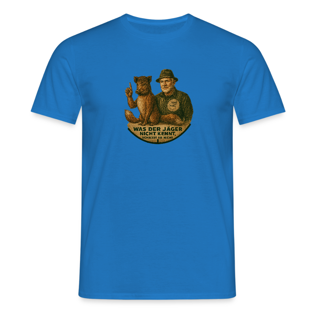 Fun Shirt - Was er nicht kennt - Royalblau