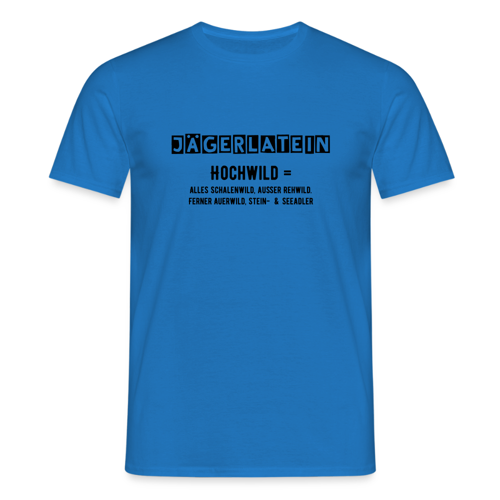 Jagdshirt - Hochwild - Royalblau