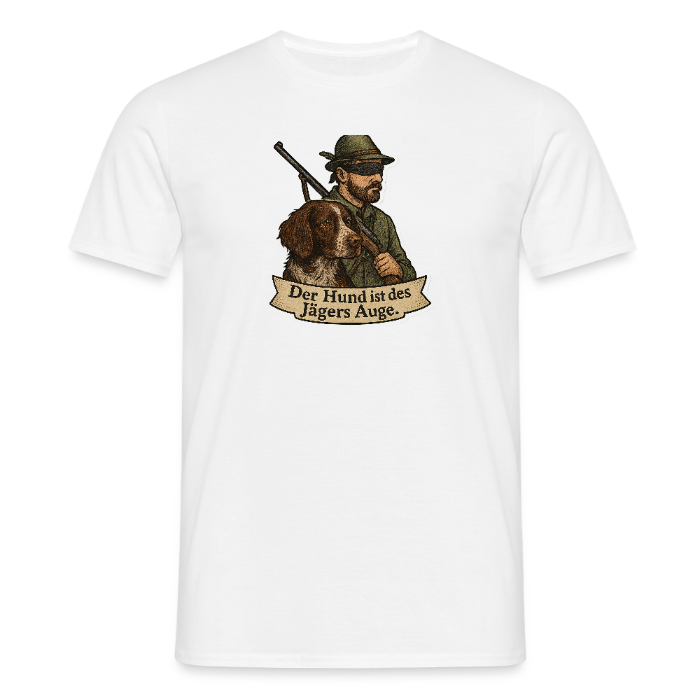 Fun Shirt - Auge des Jägers - Weiß