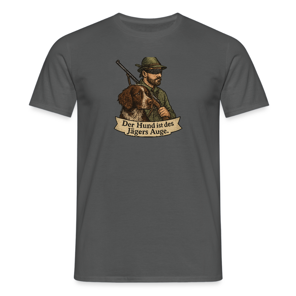 Fun Shirt - Auge des Jägers - Anthrazit