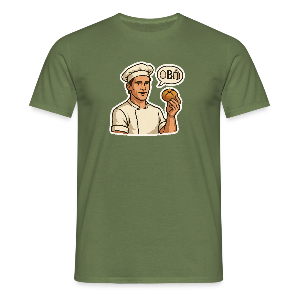 Fun Shirt - Ei B Tasche - Militärgrün