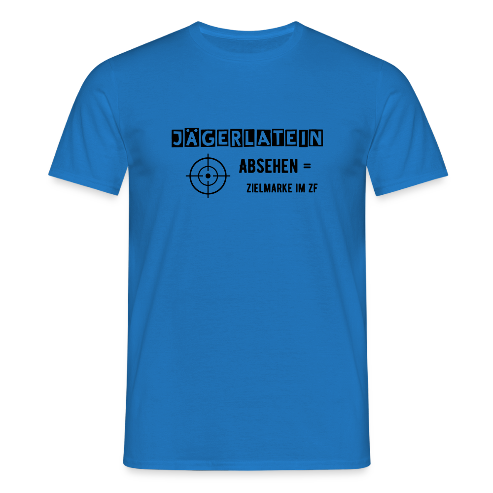 Jagdshirt - Absehen - Royalblau