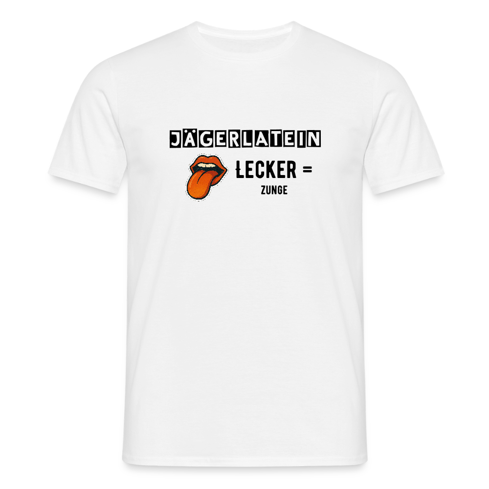Jagdshirt - Lecker - Weiß