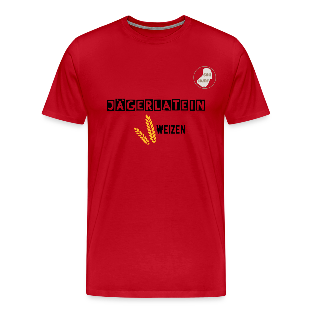 Jagdshirt - Weizen - Rot