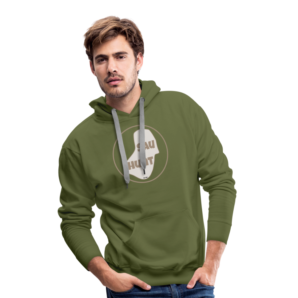 Promo Hoodie - SauHunt - Olivgrün