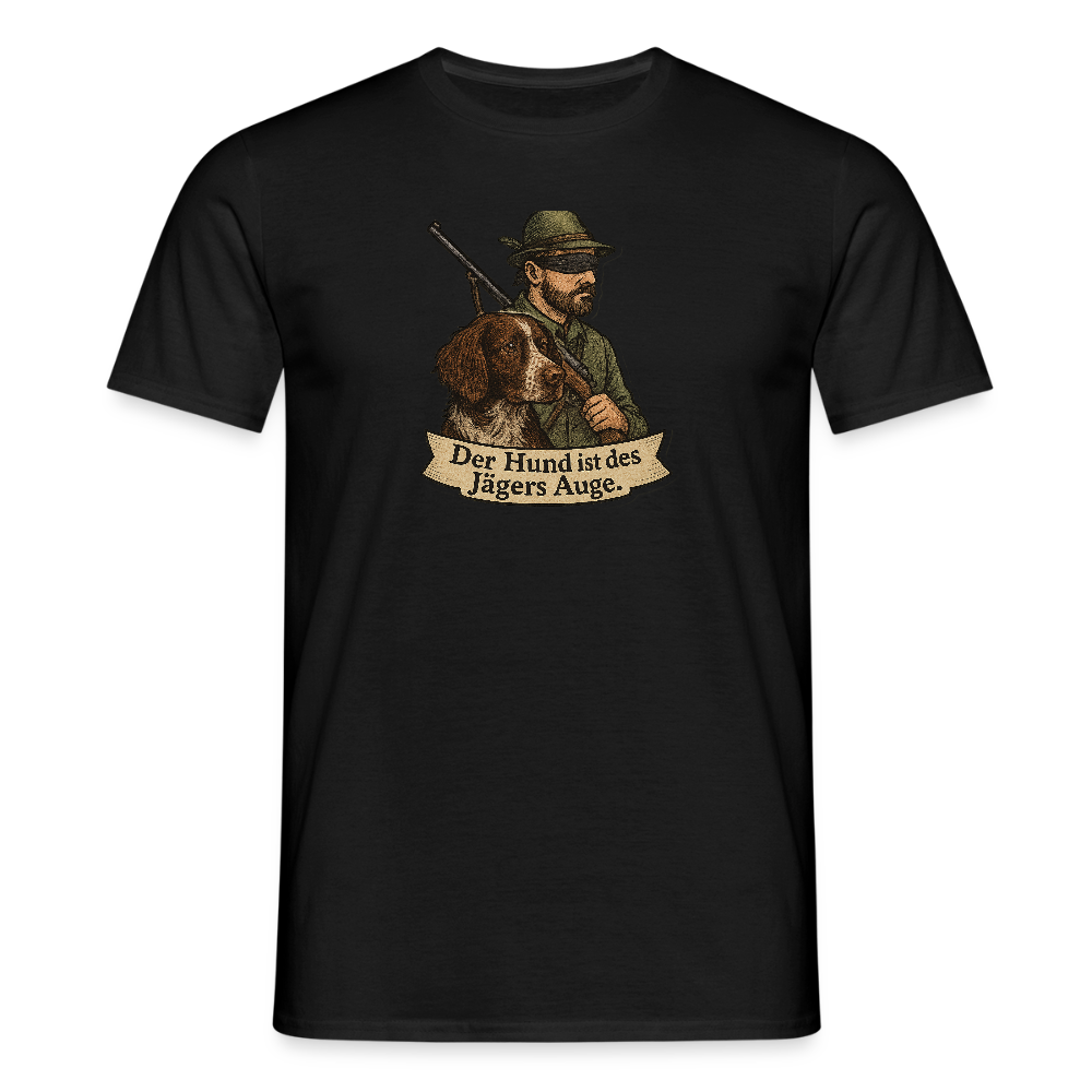 Fun Shirt - Auge des Jägers - Schwarz