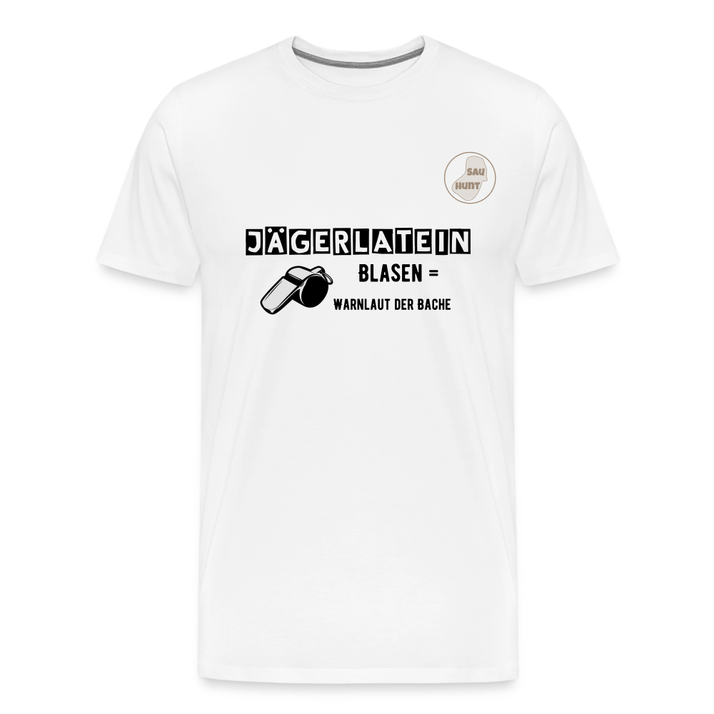 Jagdshirt - Blasen - Weiß