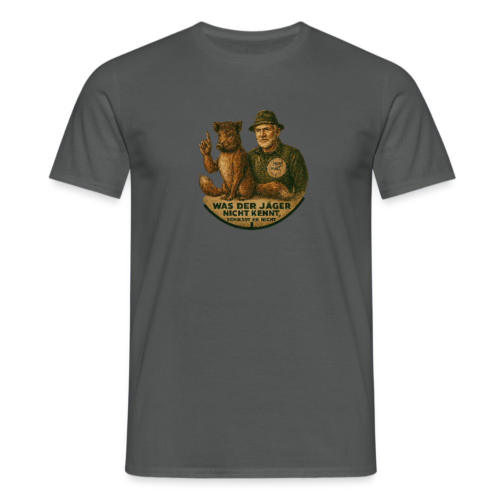 Fun Shirt - Was er nicht kennt - Anthrazit