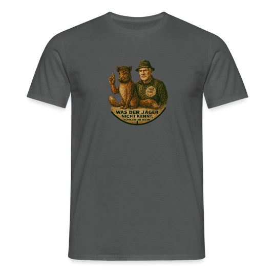 Fun Shirt - Was er nicht kennt - Anthrazit