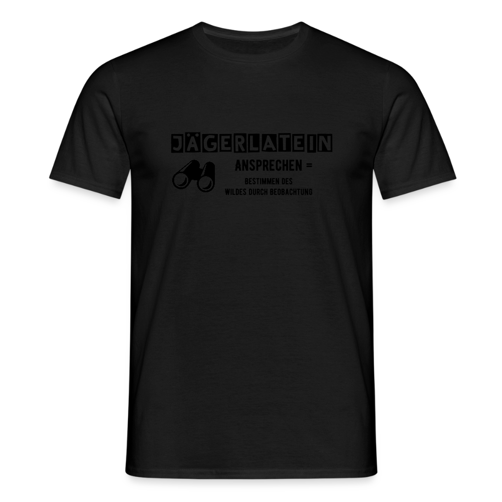 Jagdshirt - Ansprechen - Schwarz