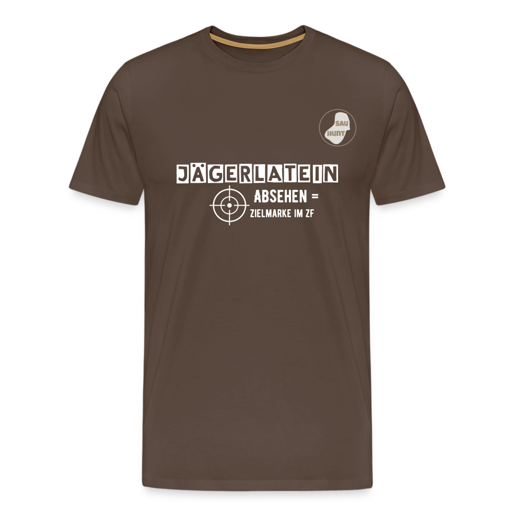 Jagdshirt - Absehen - Edelbraun