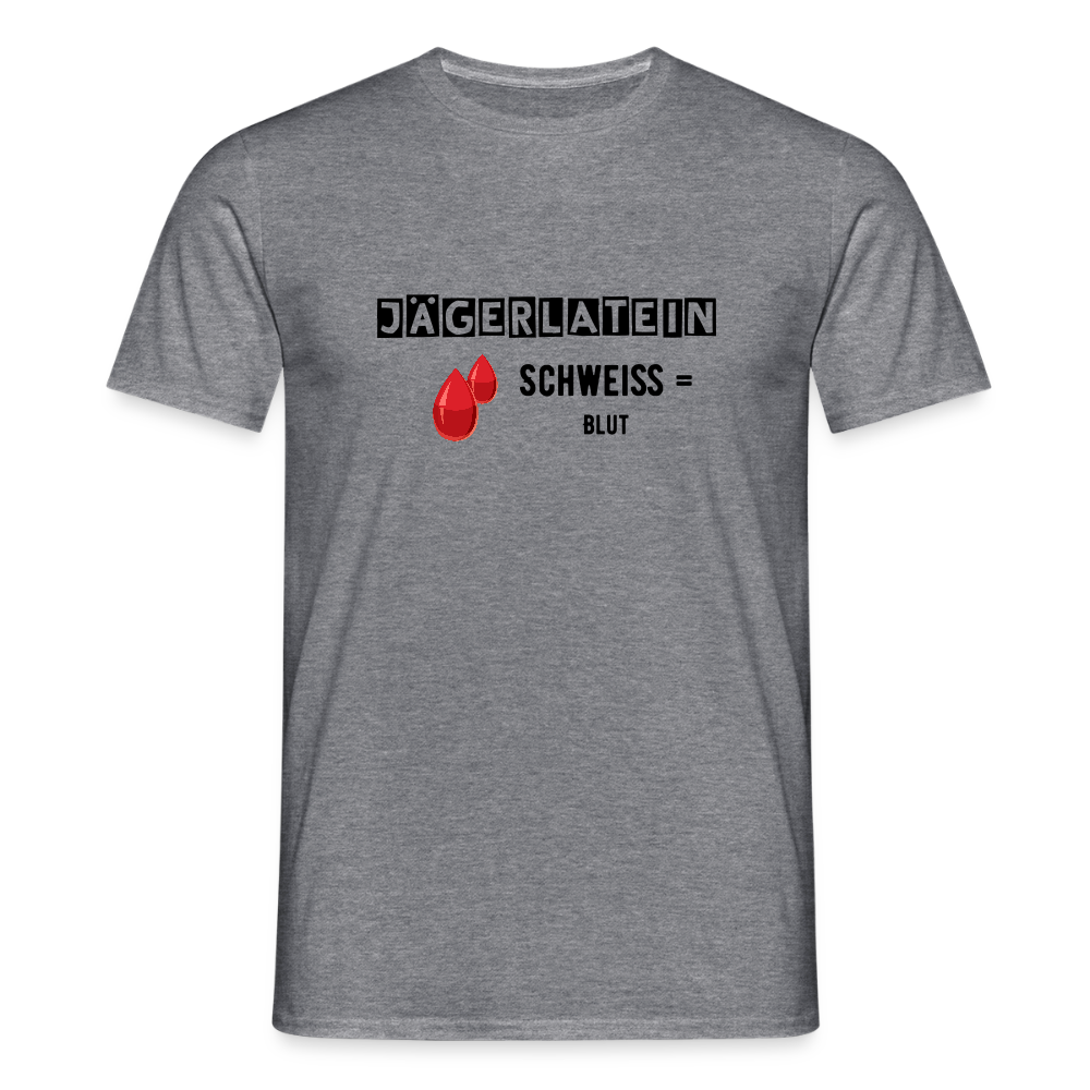 Jagdshirt - Schweiß - Graphit meliert