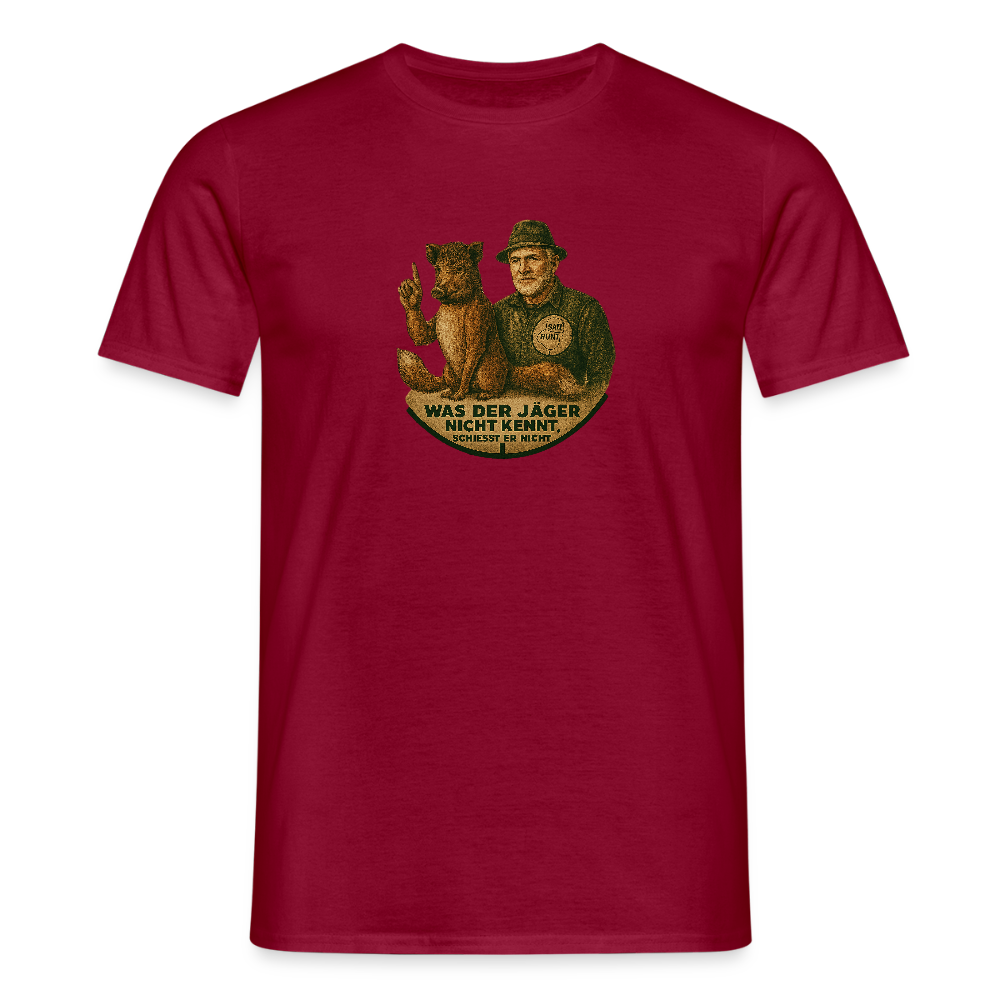 Fun Shirt - Was er nicht kennt - Ziegelrot