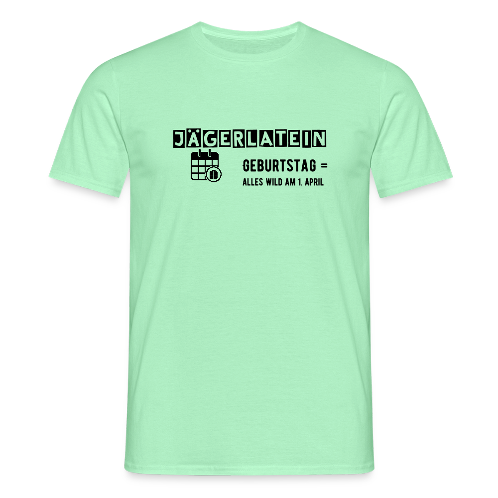 Jagdshirt - Geburtstag - Mintgrün
