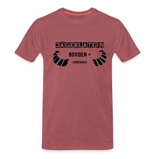 Jagdshirt - Boviden - washed Burgundy