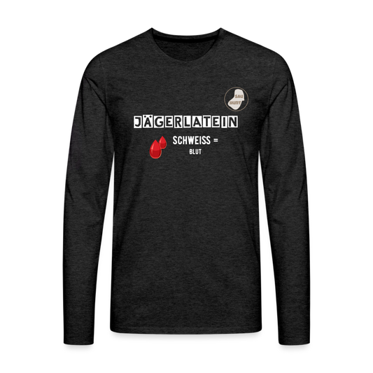 Jagdlangarmshirt - Schweiß - Anthrazit