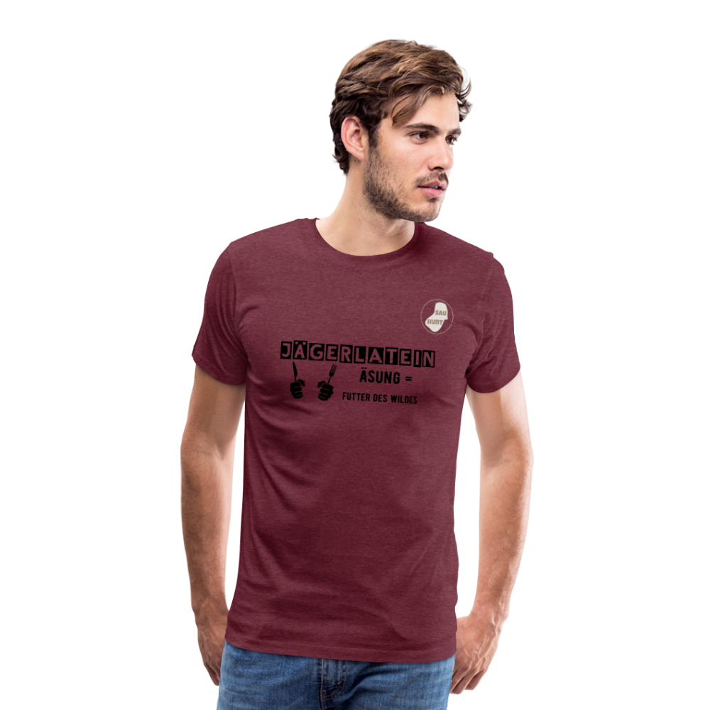 Jagdshirt - Äsung - Bordeauxrot meliert