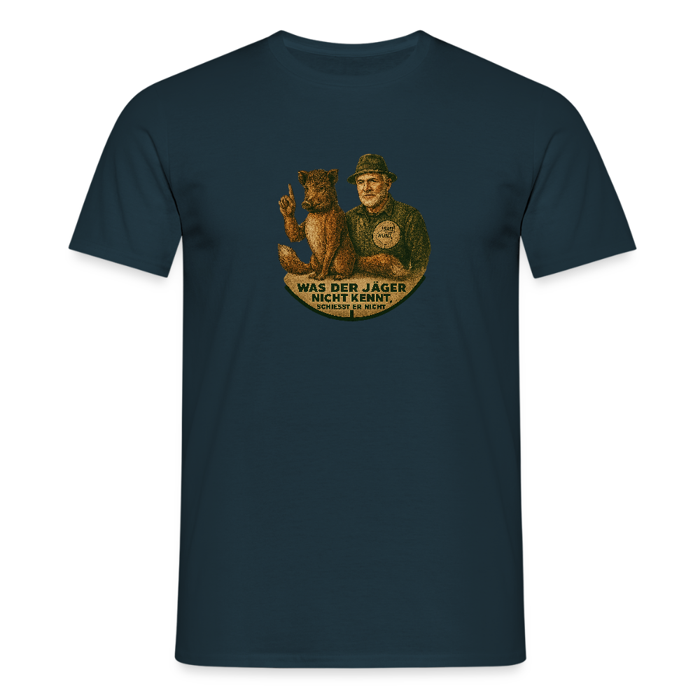 Fun Shirt - Was er nicht kennt - Navy