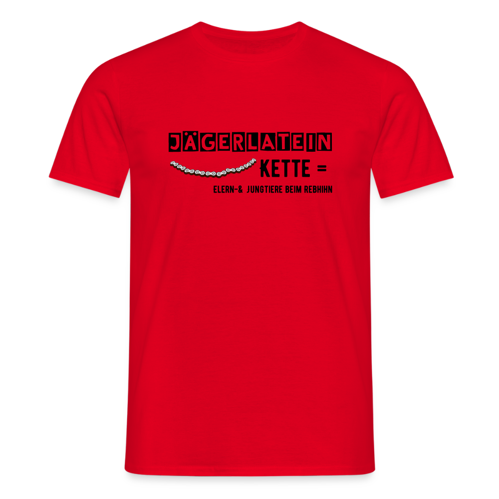 Jagdshirt - Kette - Rot