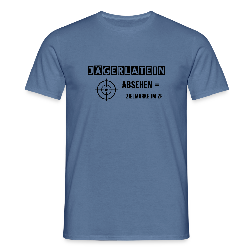 Jagdshirt - Absehen - Taubenblau 