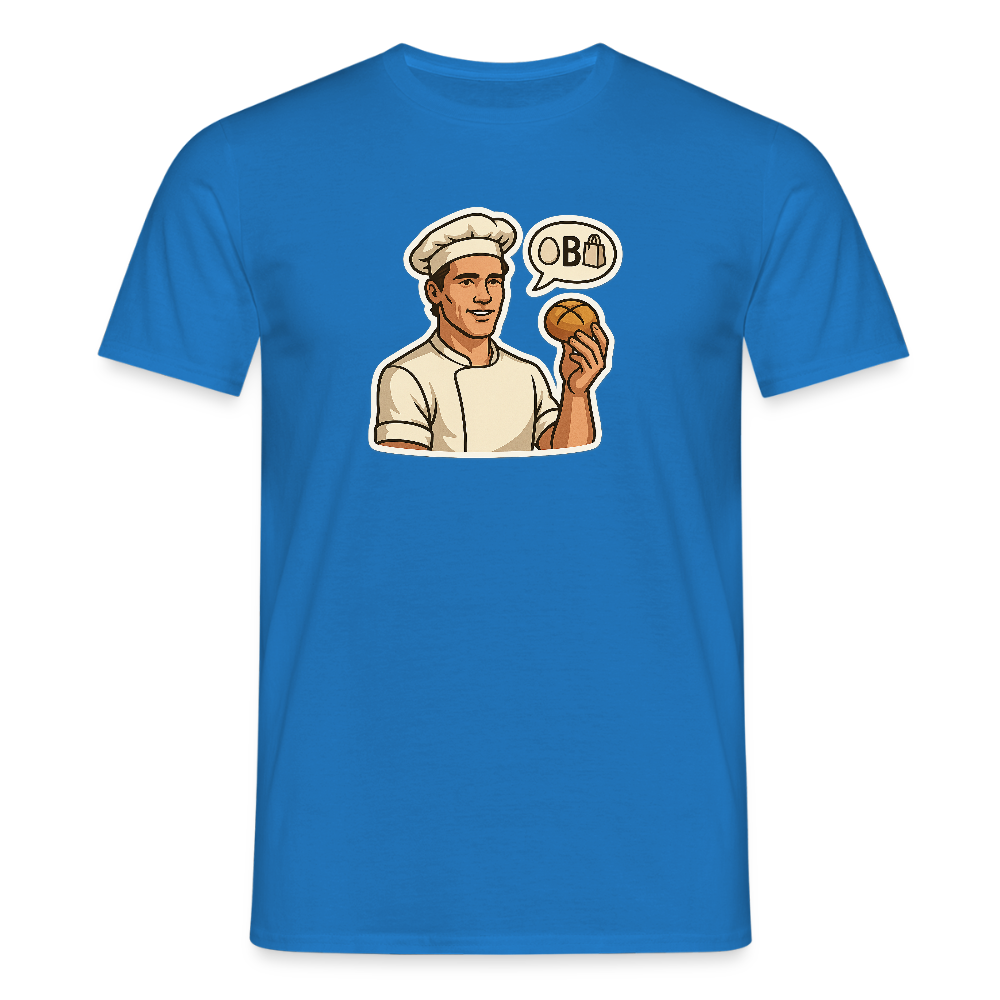 Fun Shirt - Ei B Tasche - Royalblau