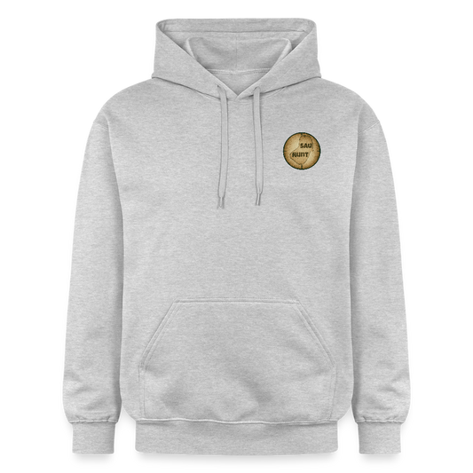 Hoodie - SauHunt - Hellgrau meliert