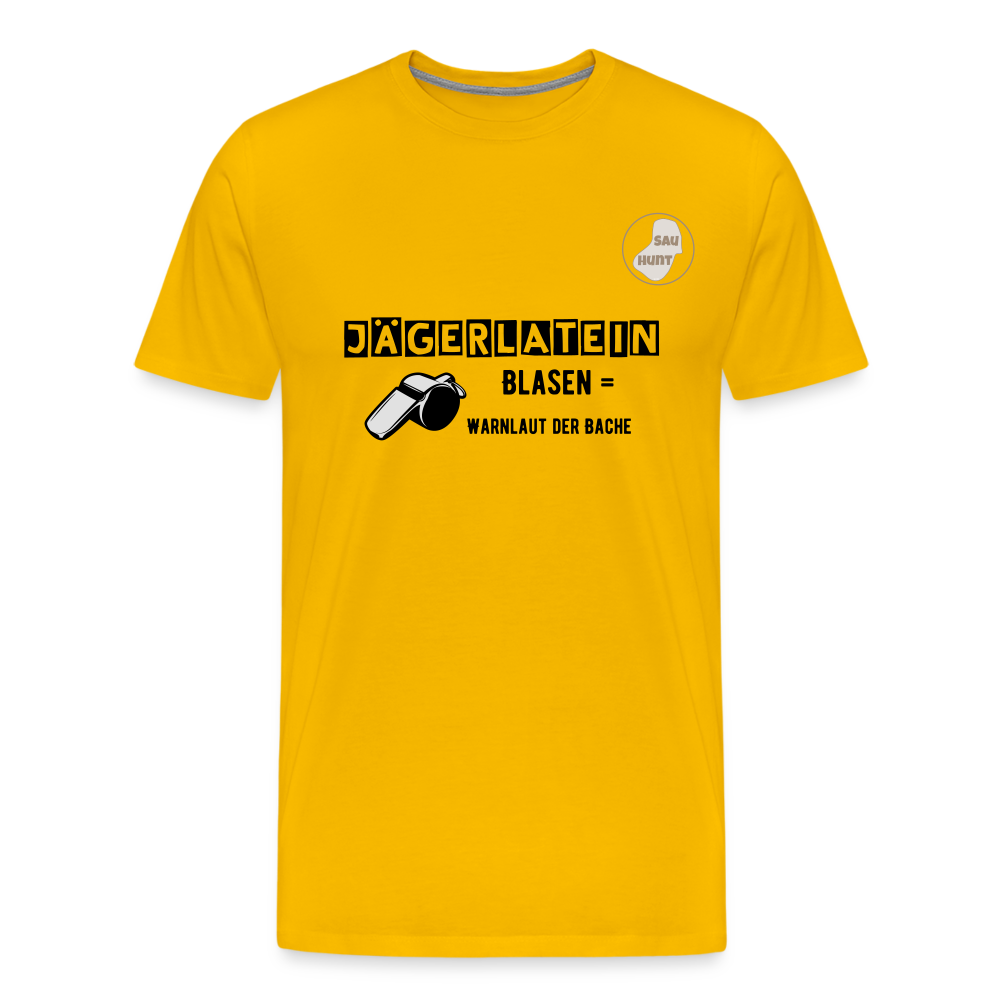 Jagdshirt - Blasen - Sonnengelb