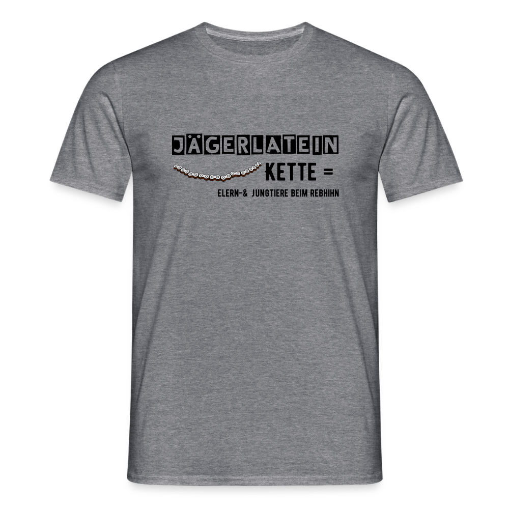 Jagdshirt - Kette - Graphit meliert