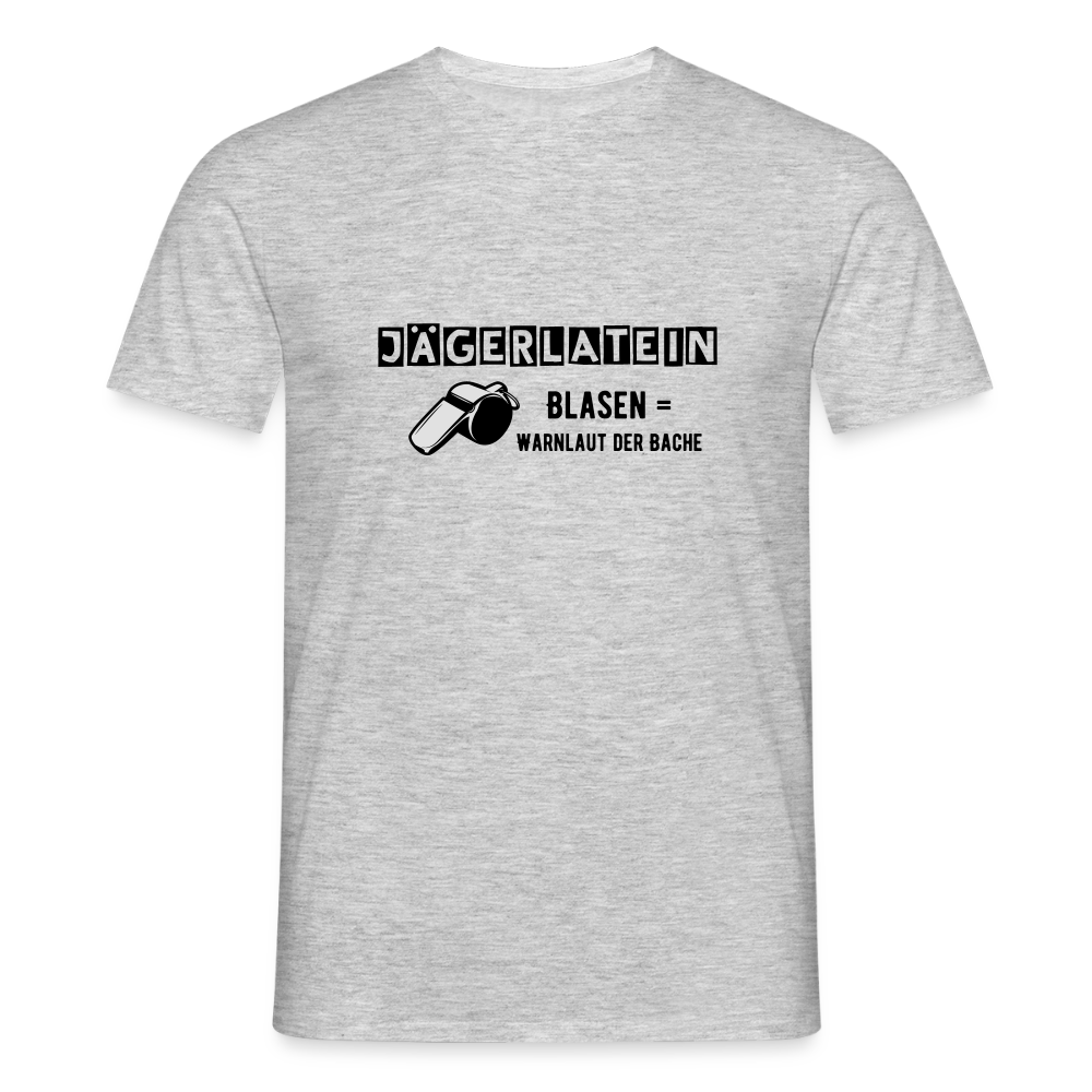 Jagdshirt - Blasen - Grau meliert