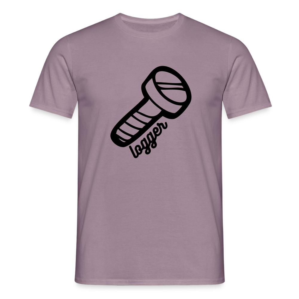 Funshirt - Schraube Locker - Lilagrau 