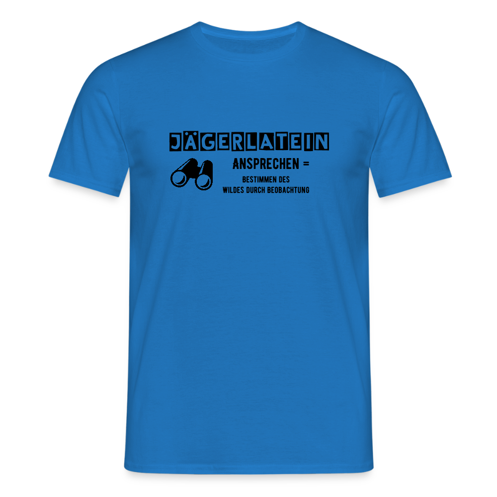 Jagdshirt - Ansprechen - Royalblau