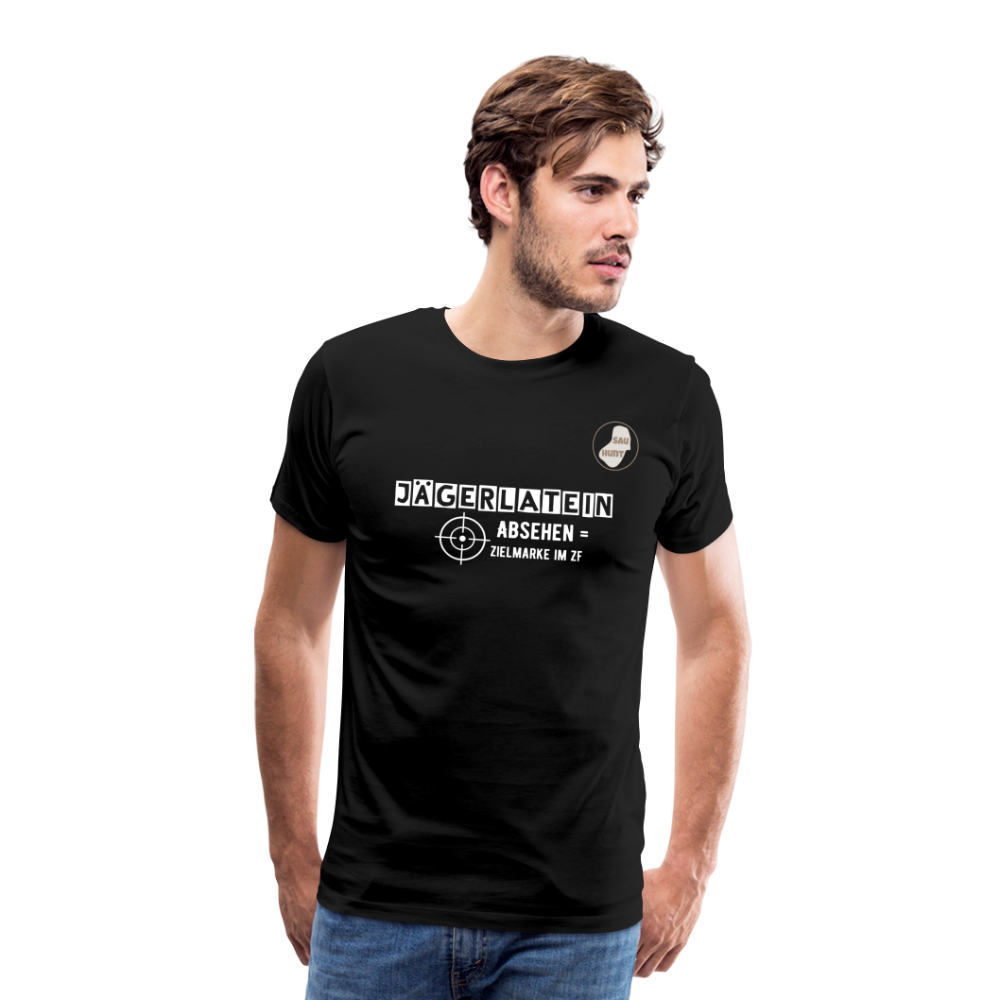Jagdshirt - Absehen - Schwarz