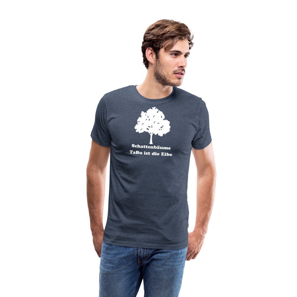 Jagdshirt - Schattbäume - Blau meliert