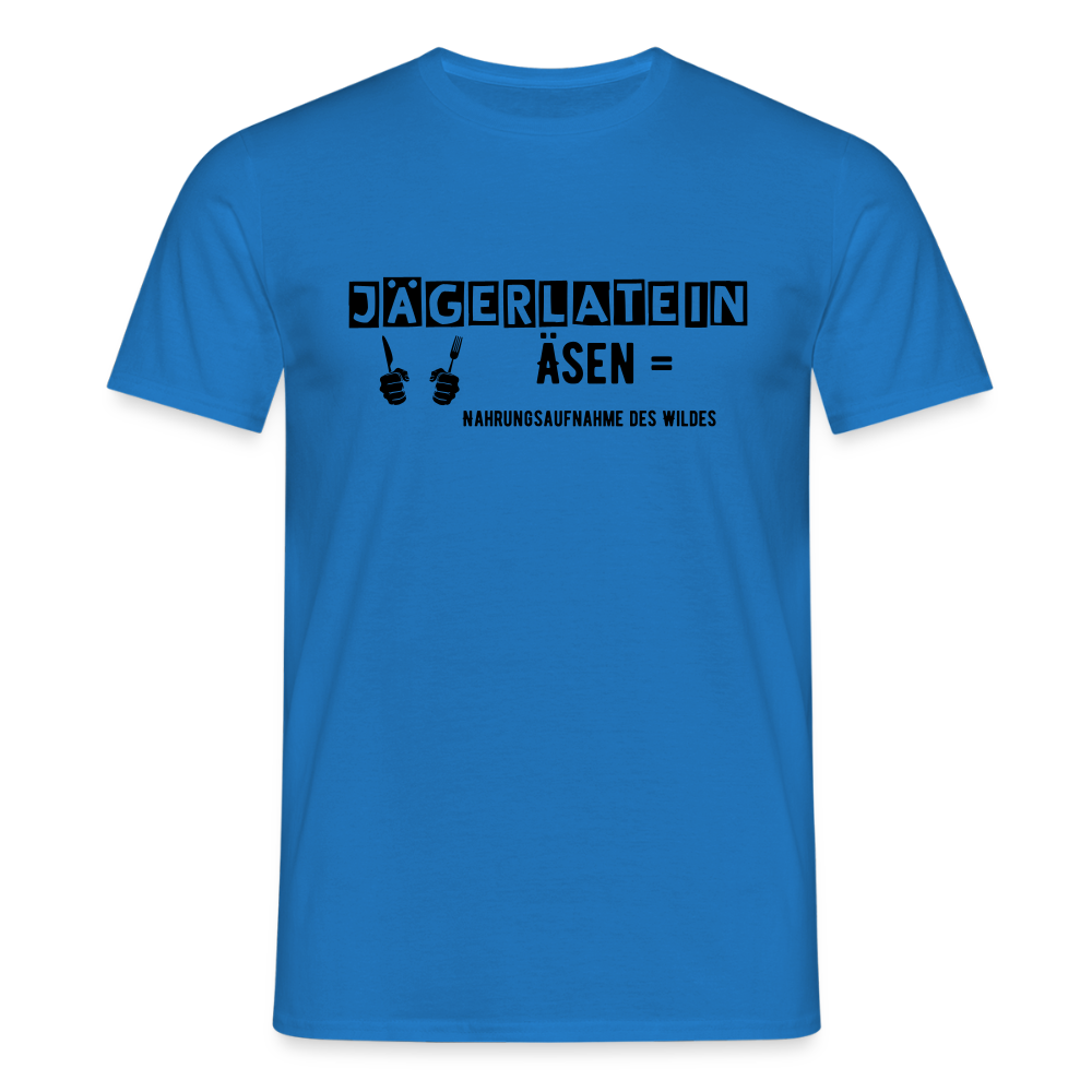 Jagdshirt - Äsen - Royalblau