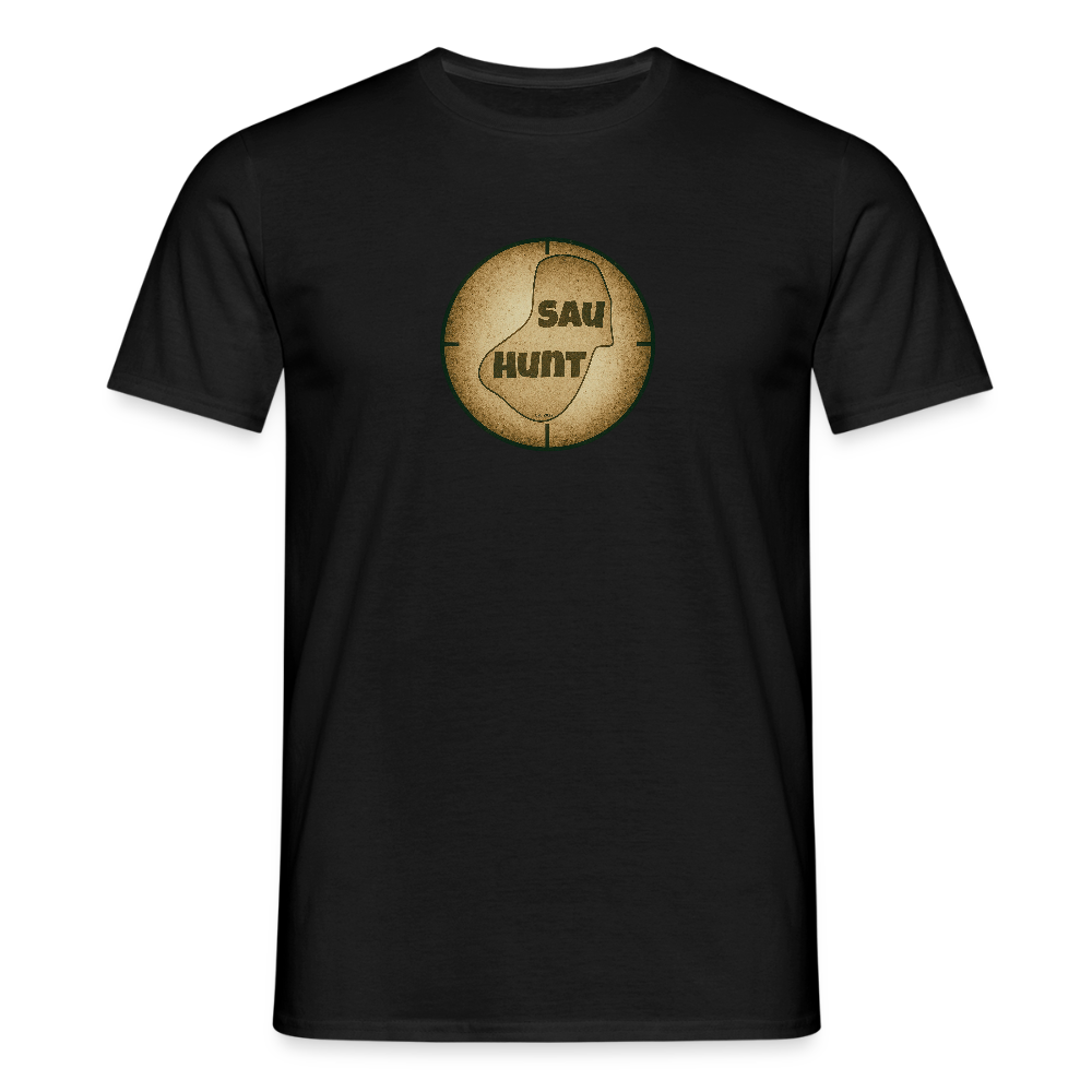 Promo Shirt - SauHunt - Schwarz