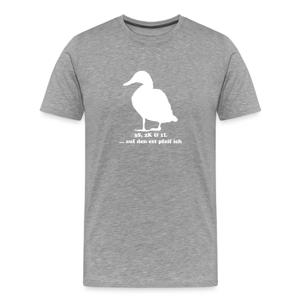 Jagdshirt - Schwimmenten - Grau meliert