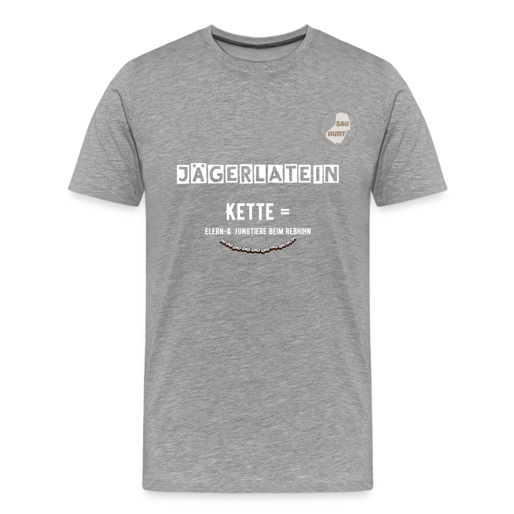Jagdshirt - Kette - Grau meliert