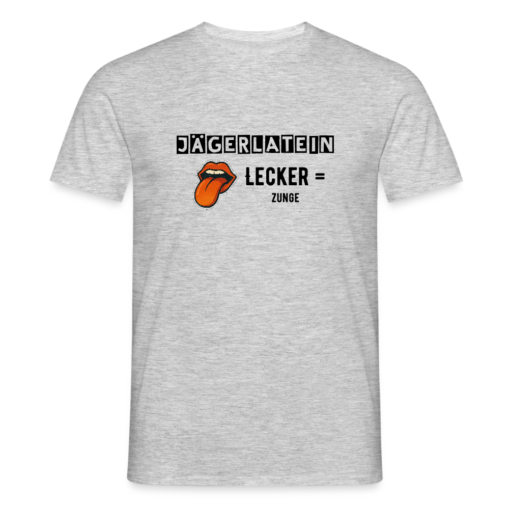 Jagdshirt - Lecker - Grau meliert