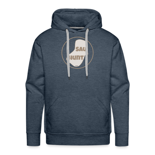 Promo Hoodie - SauHunt - Jeansblau