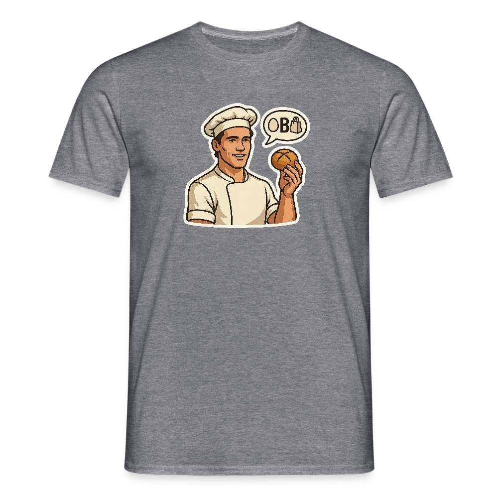 Fun Shirt - Ei B Tasche - Graphit meliert