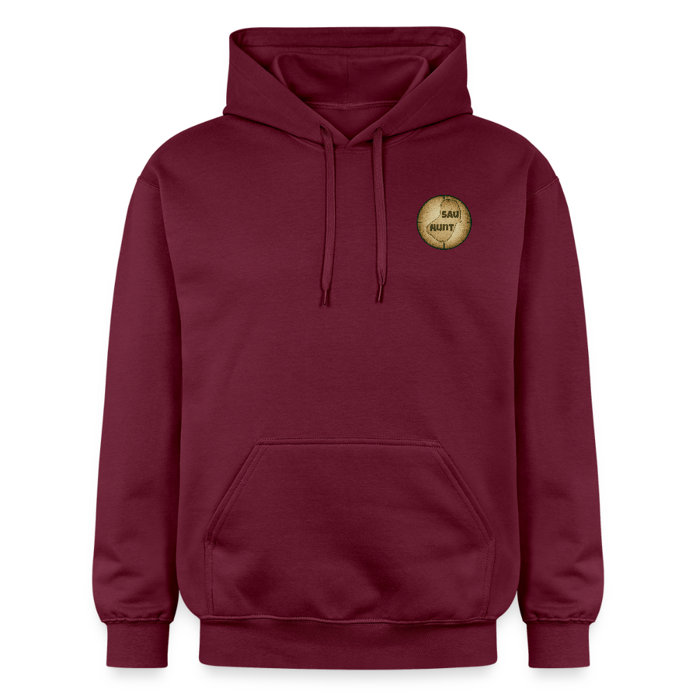 Hoodie - SauHunt - Maroon